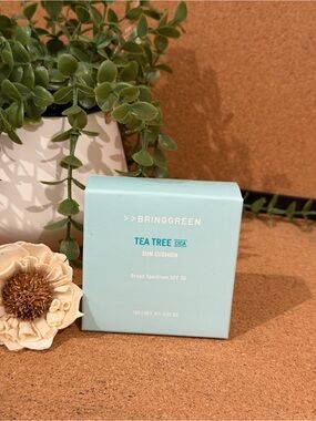 Bring Green Tea Tree Cica Tone Up Sun Cushion 15g SPF50+ PA / Korean Cosmetics